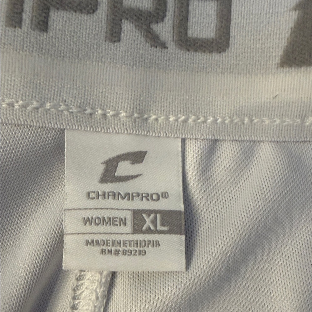 Women’s White Athletic Bottoms softball 🥎 pants - Picture 2 of 5